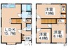 多摩美１丁目戸建 3LDKの間取り