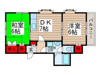 間取図 ストークハイツ　Ｂ