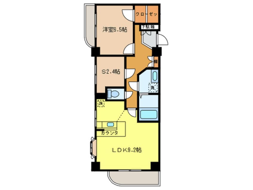 間取図 大須賀第二レジデンス