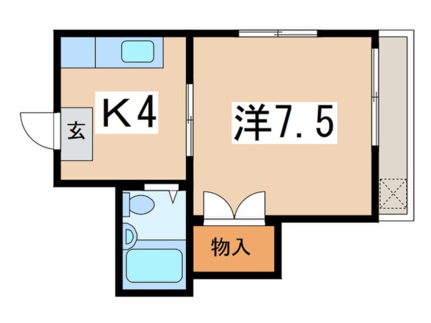 間取図 ダイキョウマンション第一