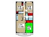 ファインドエル２新宿 3LDKの間取り