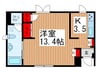 ECO Station House並木 1Kの間取り