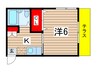 ベイホーム１１ 1Kの間取り