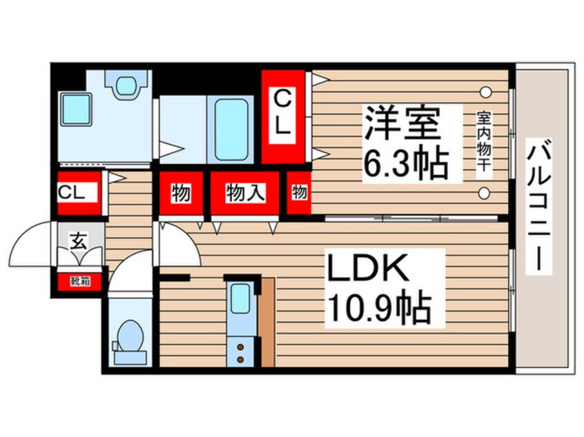 間取図 LE-CIEL MK