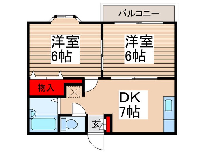 間取り図 クリスタルサウザンド
