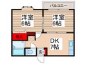 クリスタルサウザンドの間取図