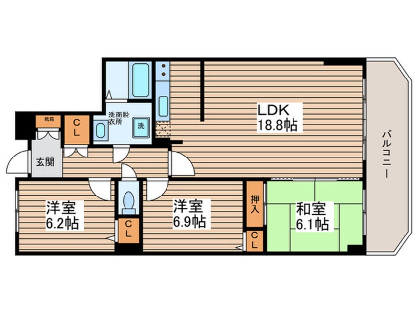 間取図 エル　パラドール