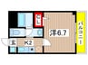フォーリーフ要町 1Kの間取り