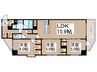 ﾌﾟﾚｼｽ西葛西ﾍﾟｲｻｰｼﾞｭ（701） 3LDKの間取り