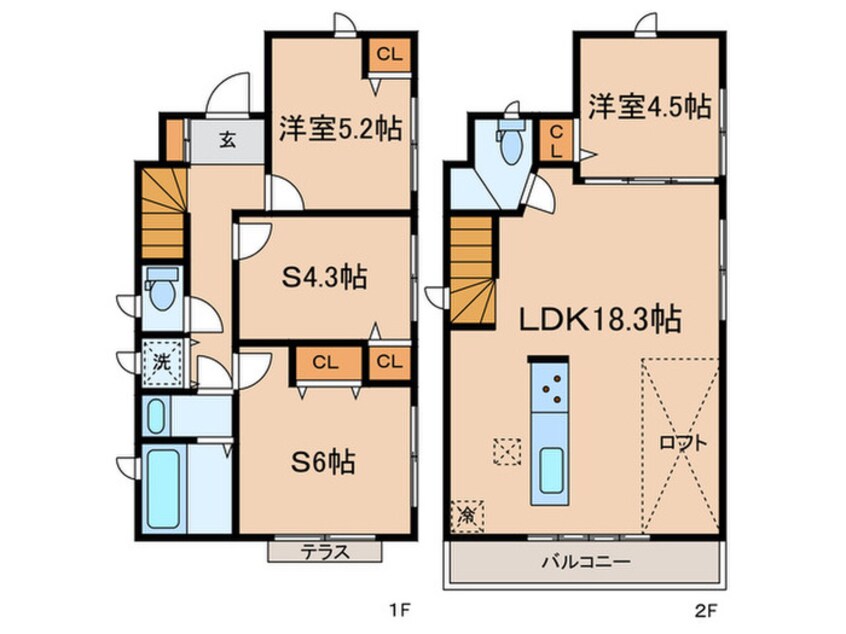 間取図 Kolet世田谷喜多見＃０４