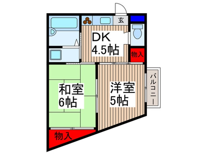 間取り図 パ－ルハイム