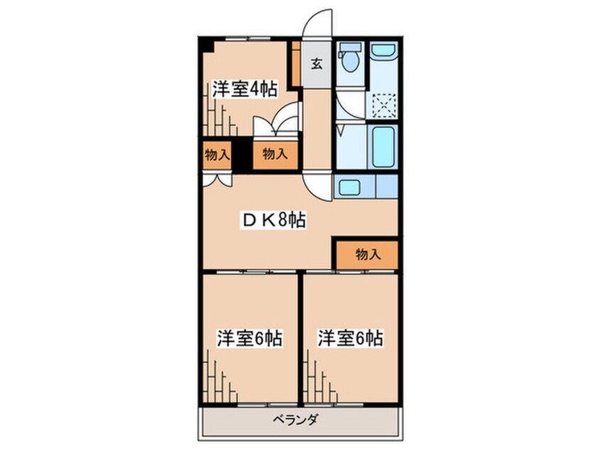 間取図 カレント橋本