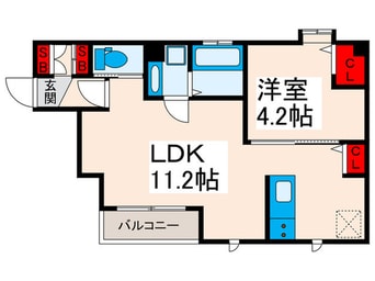 間取図 ラポール町屋