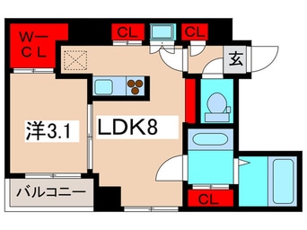 間取図 レジディア神田