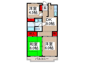 間取図 ノーブルクレイン