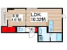 ラリュール柴又 1LDKの間取り