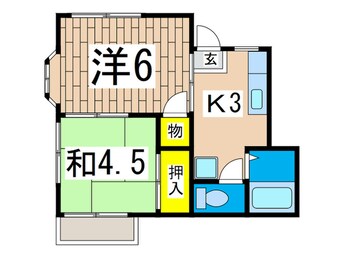 間取図 ジュネス大須賀