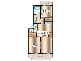 間取図 フローリッシュ桜森第二