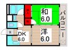 サンケイコーポ辰沼(911123) 2DKの間取り