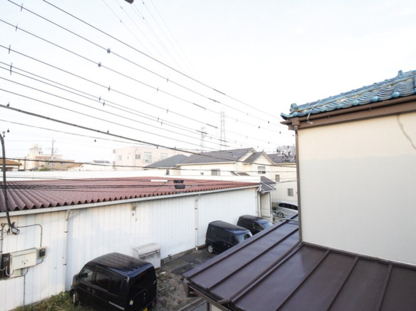 室内からの展望 川田谷コ－ポ２