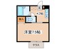 ピアレス多摩境 1Kの間取り