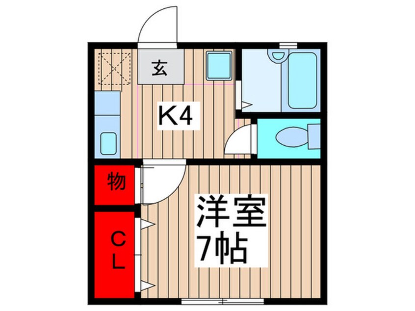 間取図 ハイムタカノ