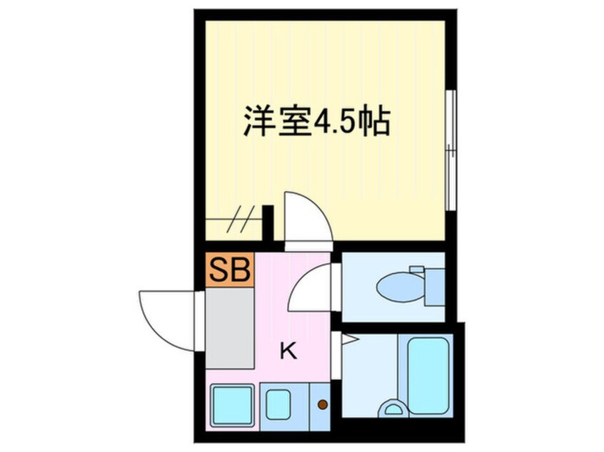 間取図 ライスフラワー羽田