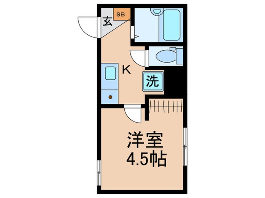 間取図 ライスフラワー羽田