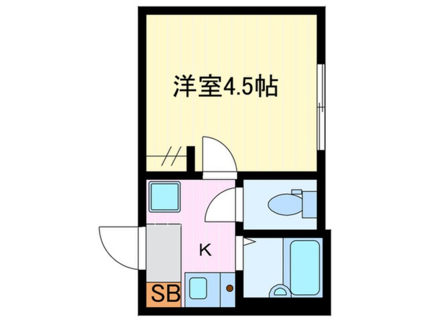 間取図 ライスフラワー羽田