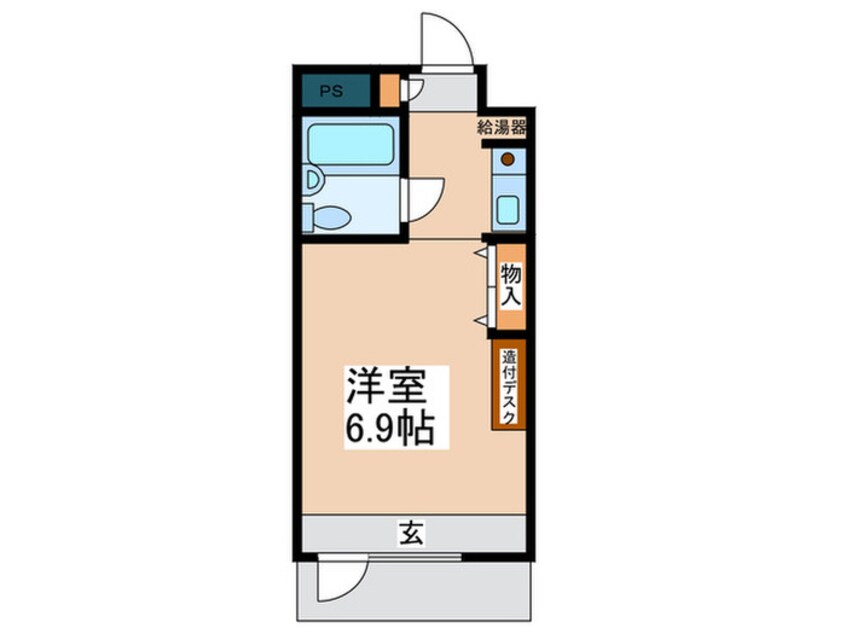 間取図 貝取学生会館