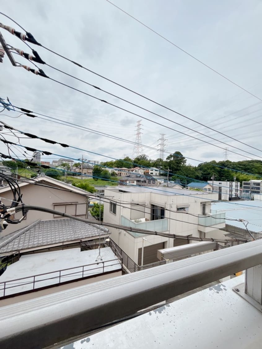 室内からの展望 貝取学生会館