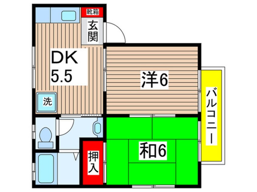 間取図 上原ハイツ