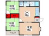 フォアハウス 3DKの間取り