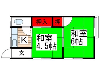 間取図 福島荘