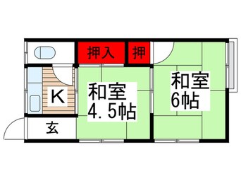 間取図 福島荘