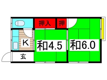 間取図 福島荘