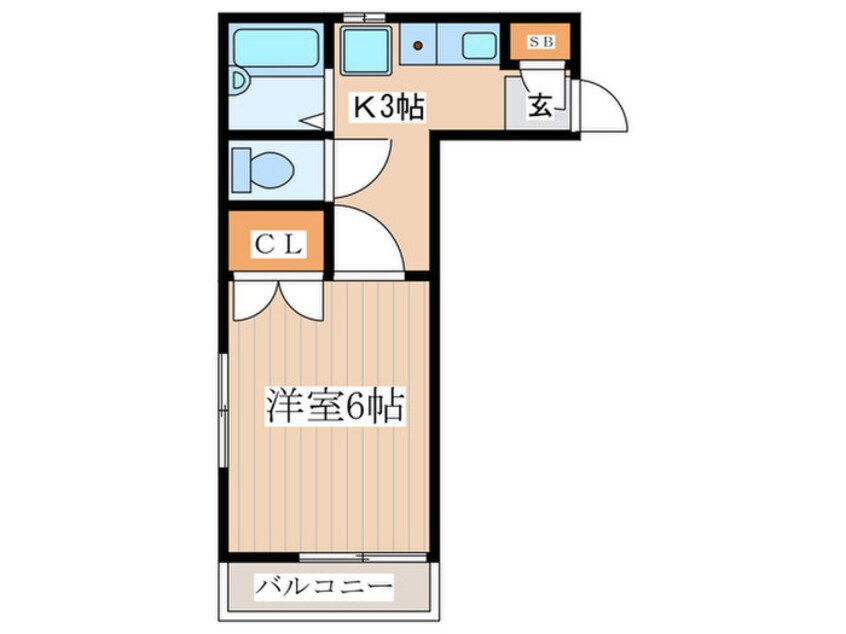 間取図 コーポラス前田