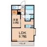 ストリーム 1LDKの間取り