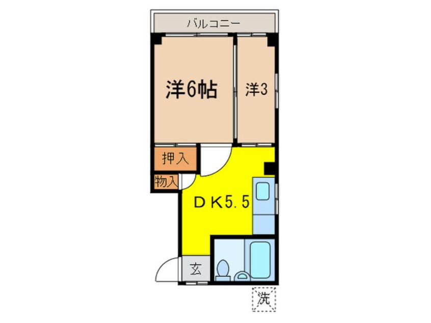 間取図 八代重商会ビル