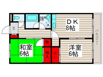 間取図 太陽西新井ﾏﾝｼｮﾝ