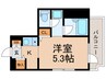 ルート南常盤台 1Kの間取り