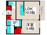 クレ－ルⅧ 1LDKの間取り