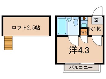 間取図 ペアパレス赤塚Ａ棟