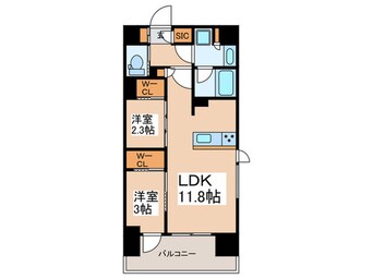間取図 シーズンフラッツ蔵前