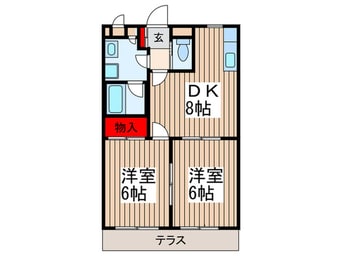 間取図 エクレ－ルⅠ