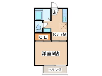 間取図 ファミ－ユ成瀬