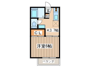 間取図 ファミ－ユ成瀬