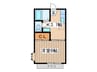 ファミ－ユ成瀬 1Kの間取り