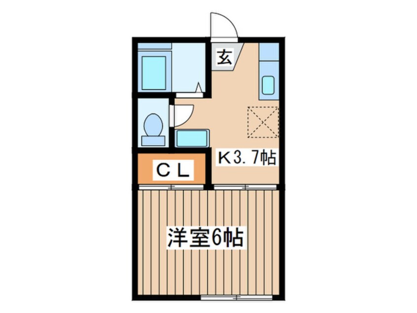 間取図 ファミ－ユ成瀬