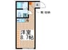 サイドパーク白糸台 1Rの間取り